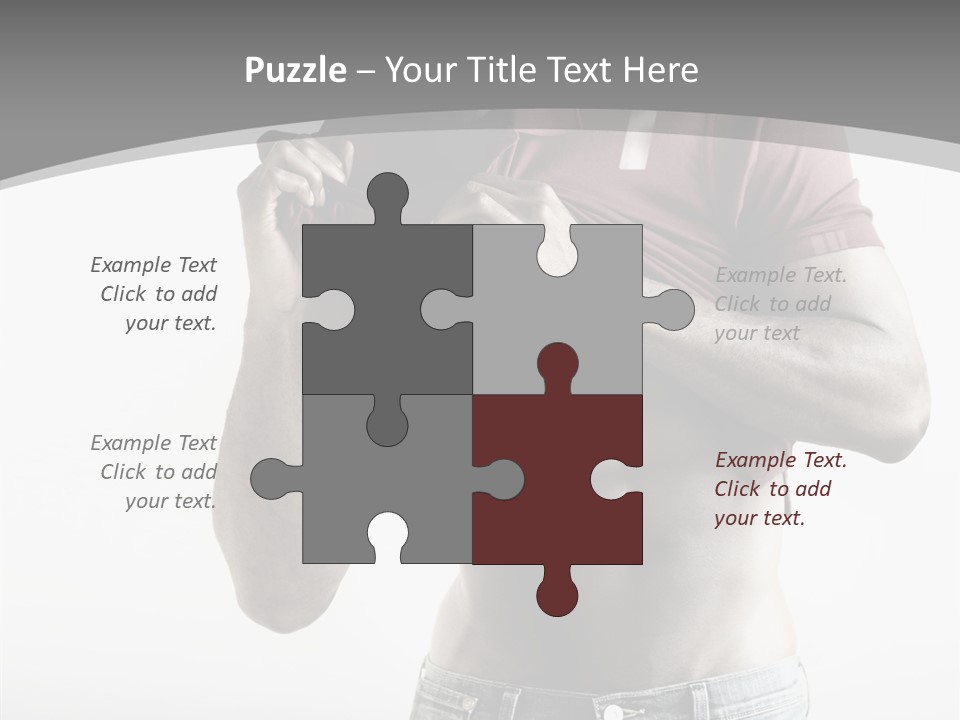 Sexy Male Man PowerPoint Template