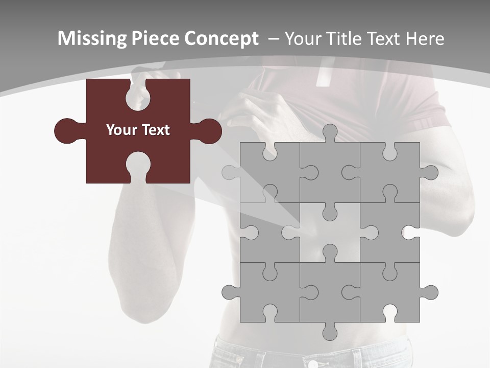 Sexy Male Man PowerPoint Template