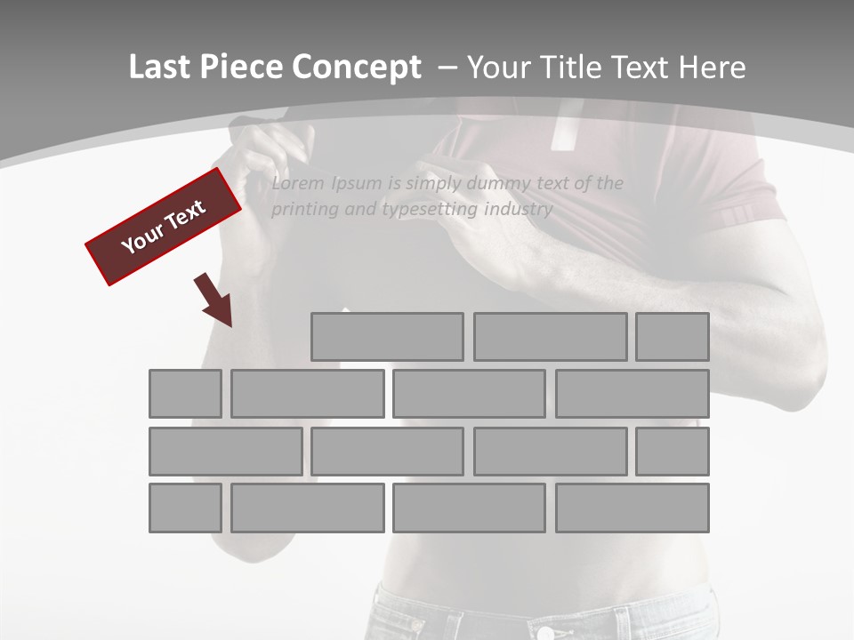 Sexy Male Man PowerPoint Template