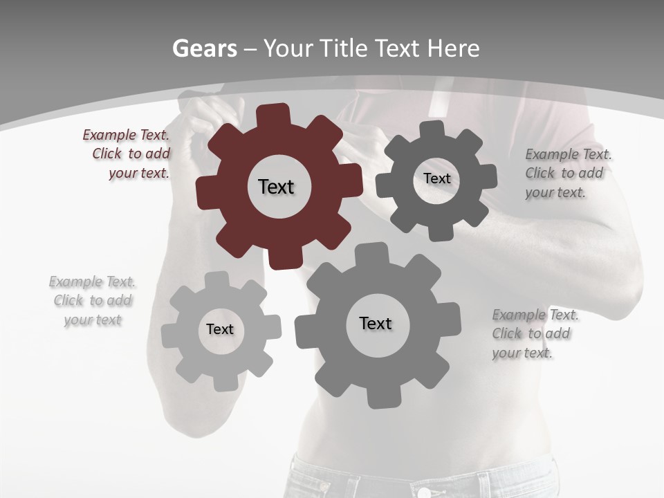 Sexy Male Man PowerPoint Template