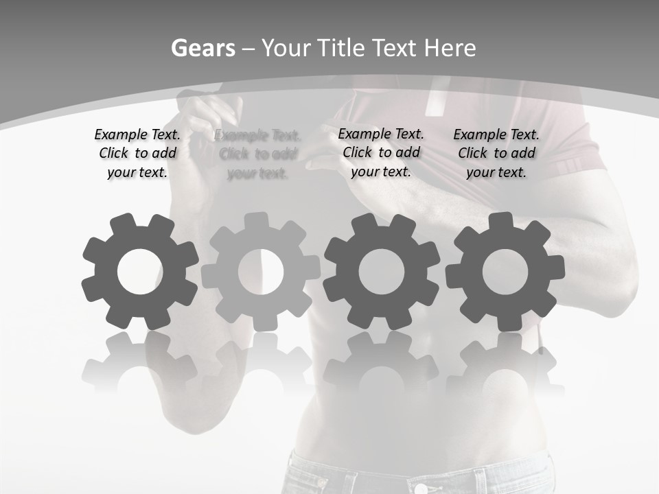 Sexy Male Man PowerPoint Template