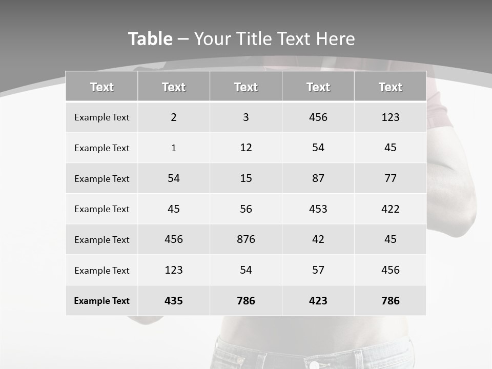 Sexy Male Man PowerPoint Template