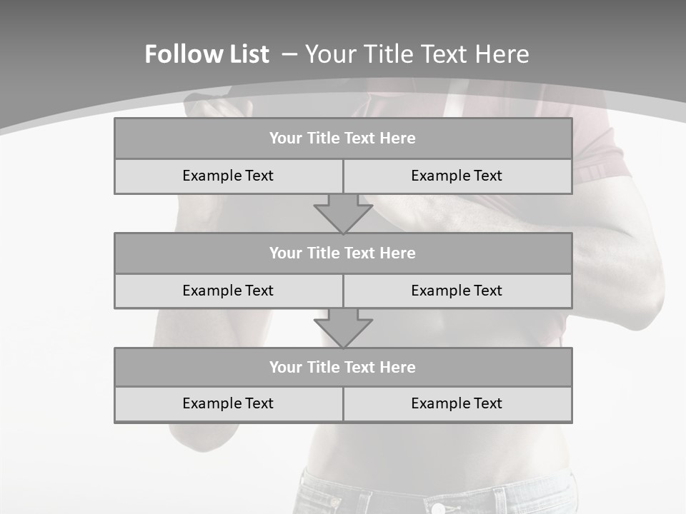 Sexy Male Man PowerPoint Template