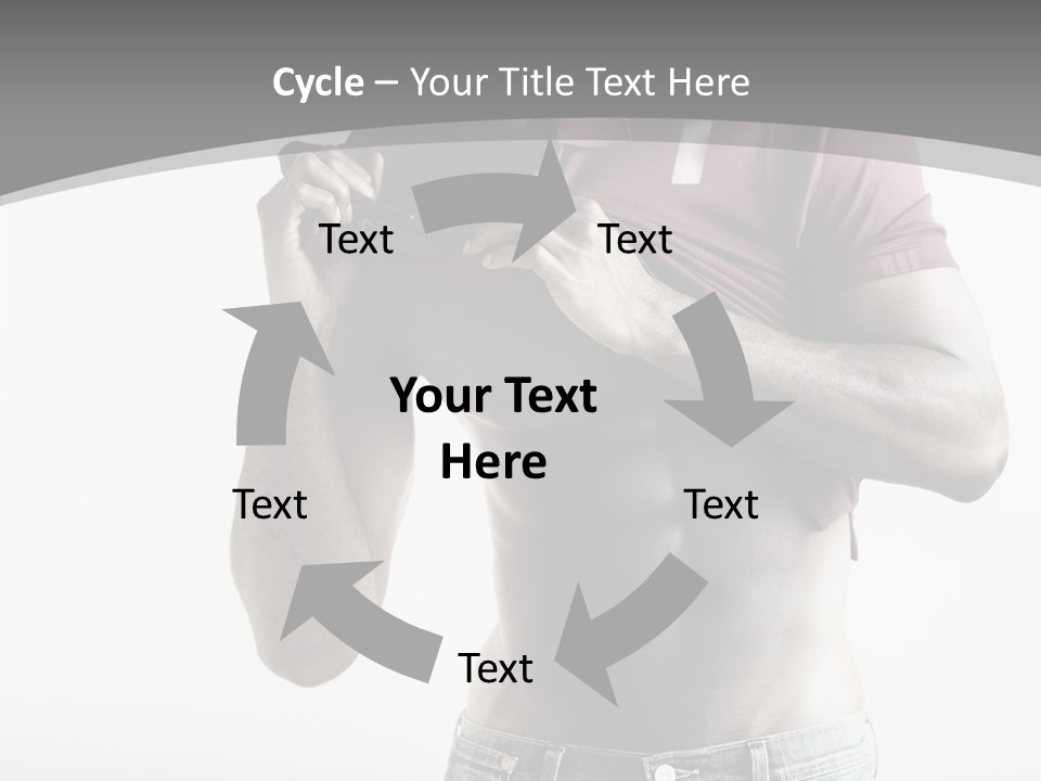 Sexy Male Man PowerPoint Template