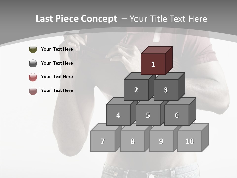 Sexy Male Man PowerPoint Template