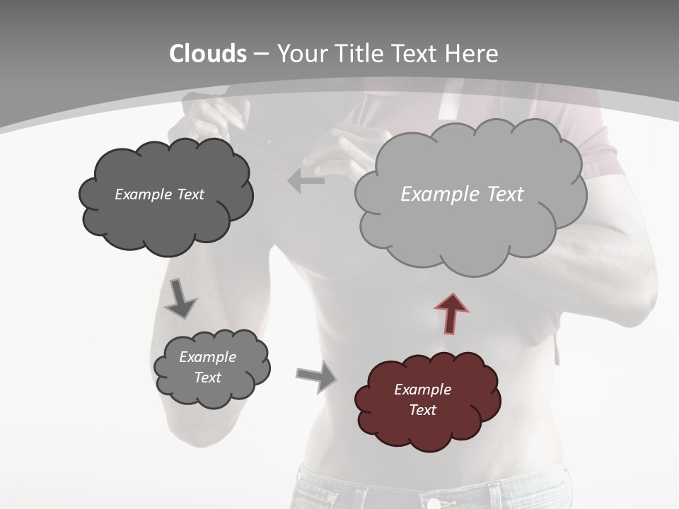 Sexy Male Man PowerPoint Template