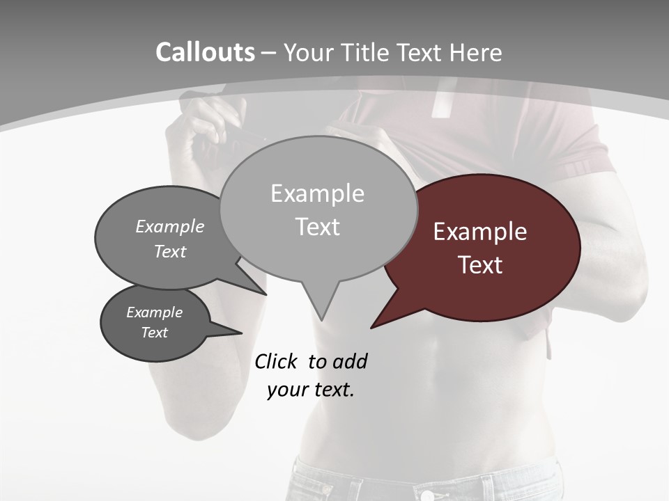 Sexy Male Man PowerPoint Template