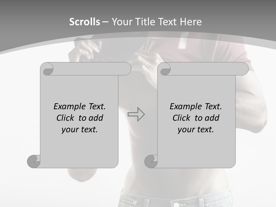 Sexy Male Man PowerPoint Template