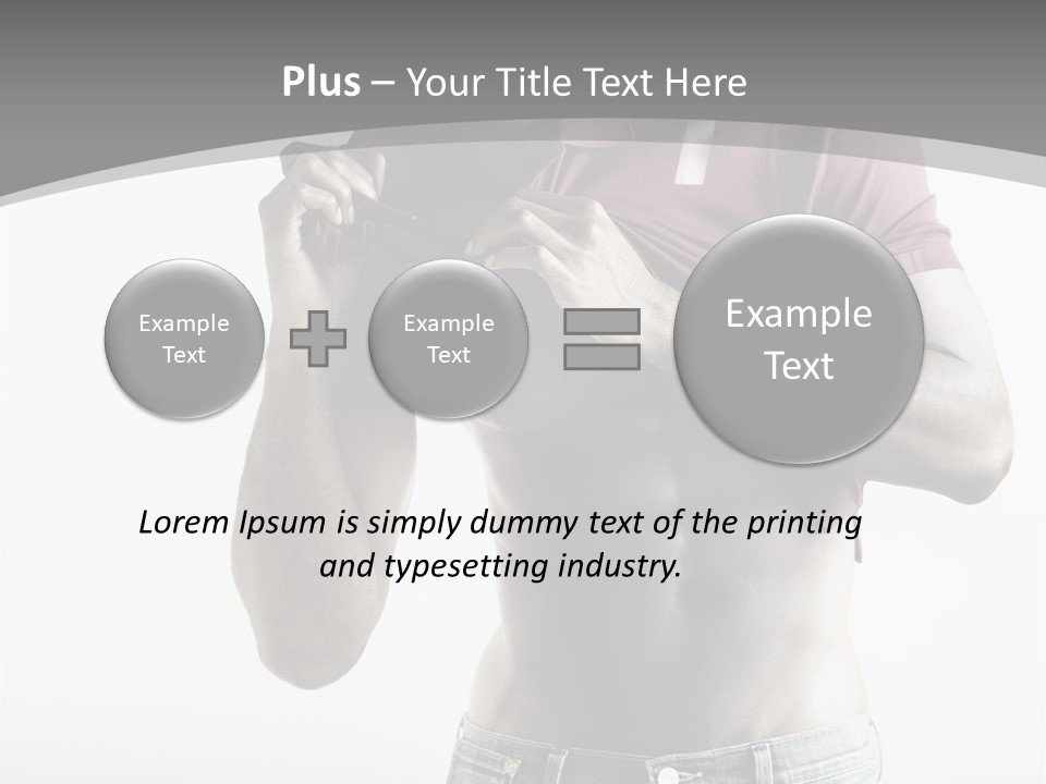 Sexy Male Man PowerPoint Template