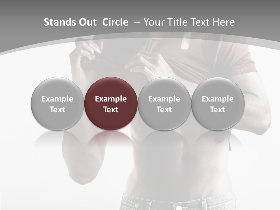 Sexy Male Man PowerPoint Template