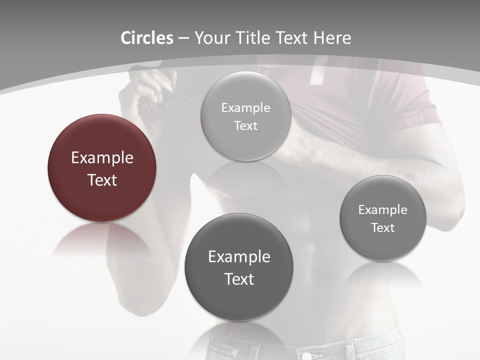 Sexy Male Man PowerPoint Template