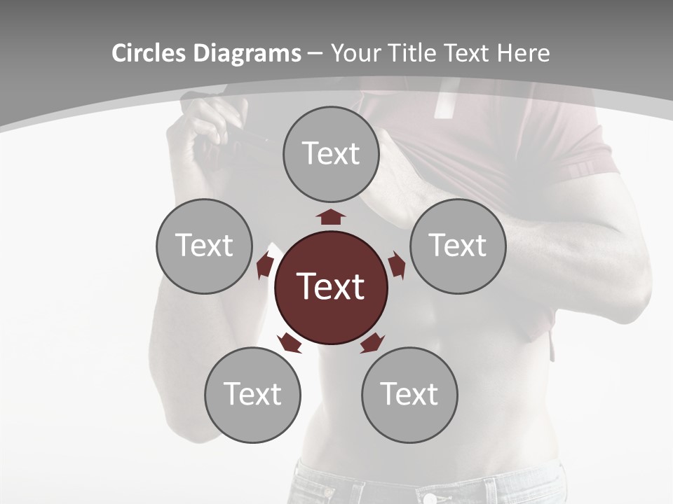 Sexy Male Man PowerPoint Template