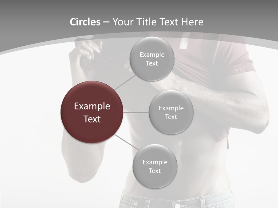 Sexy Male Man PowerPoint Template