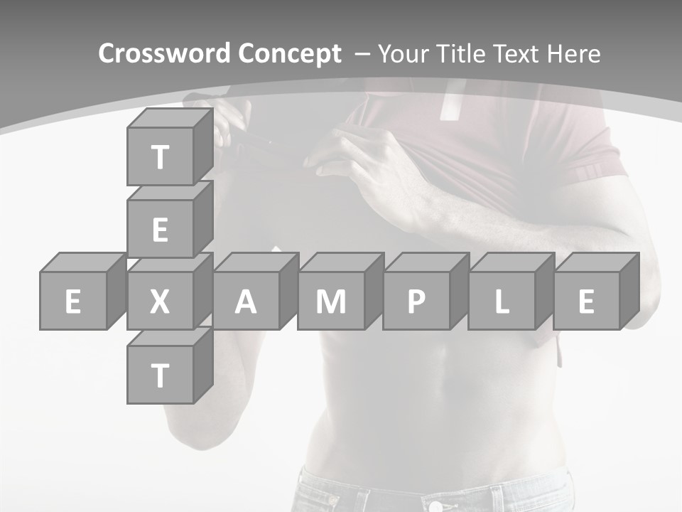 Sexy Male Man PowerPoint Template