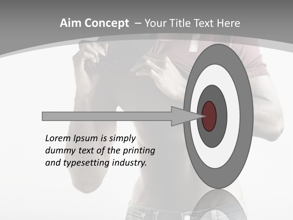 Sexy Male Man PowerPoint Template