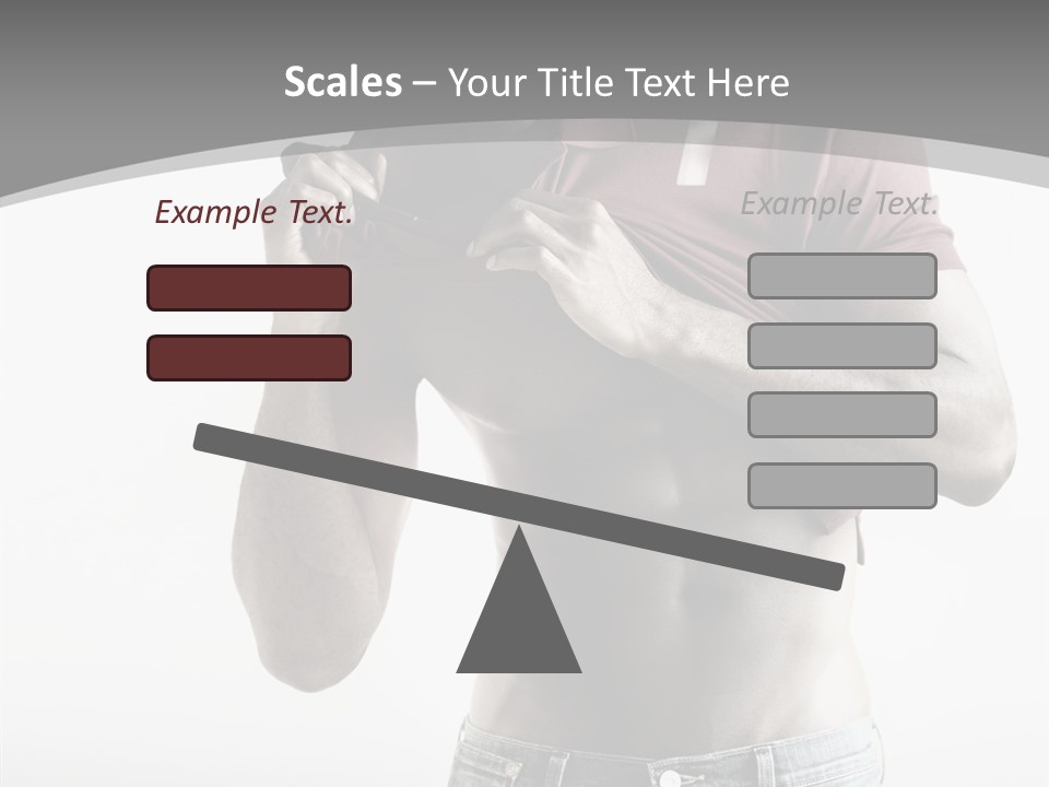 Sexy Male Man PowerPoint Template