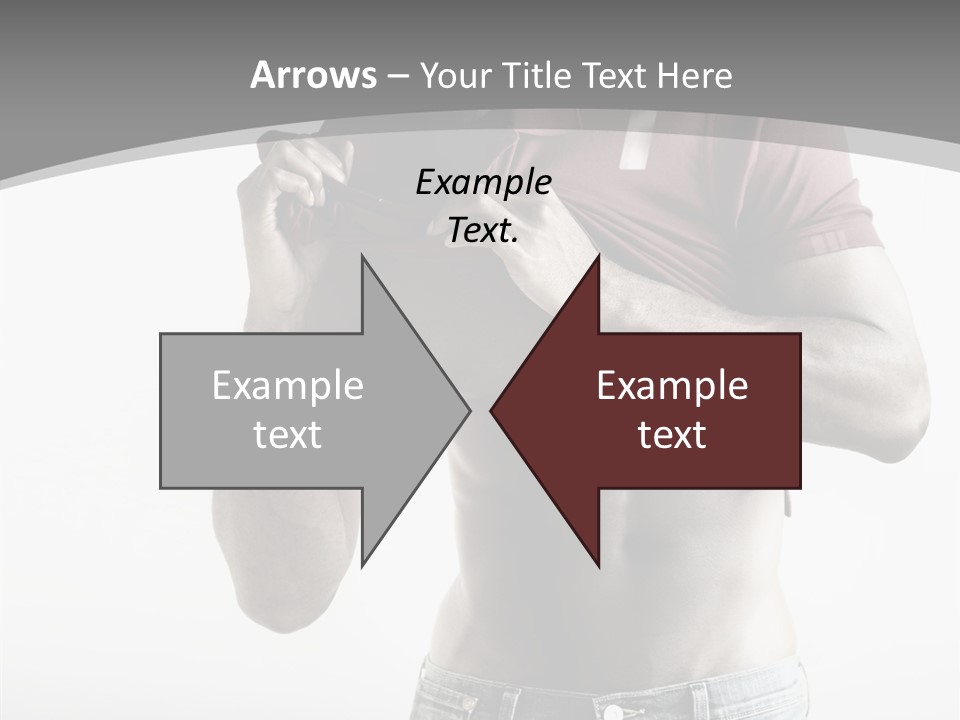 Sexy Male Man PowerPoint Template