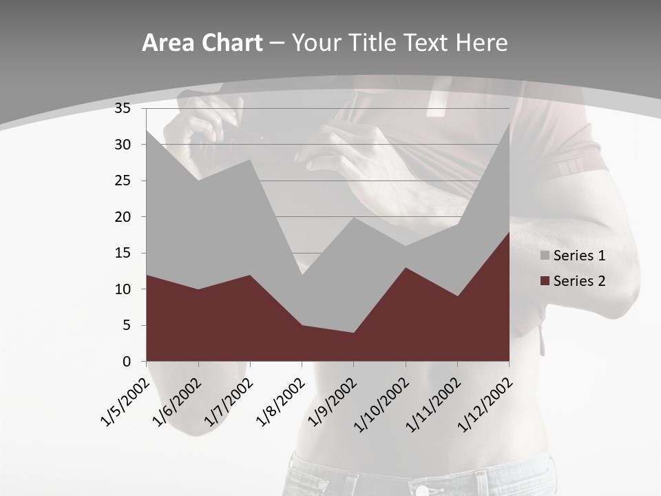 Sexy Male Man PowerPoint Template