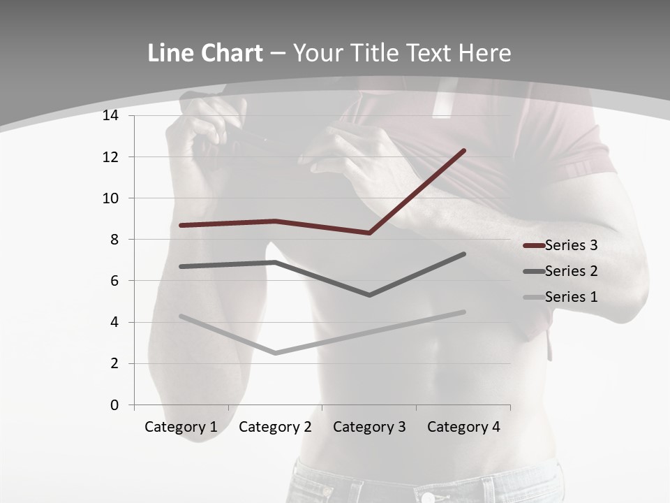 Sexy Male Man PowerPoint Template