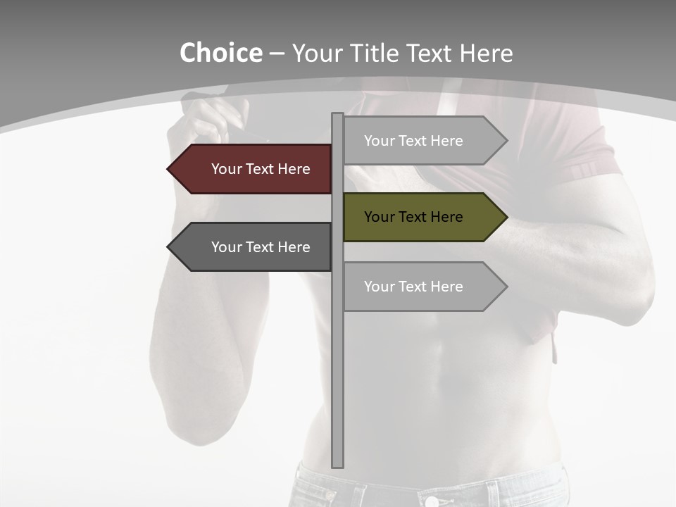 Sexy Male Man PowerPoint Template