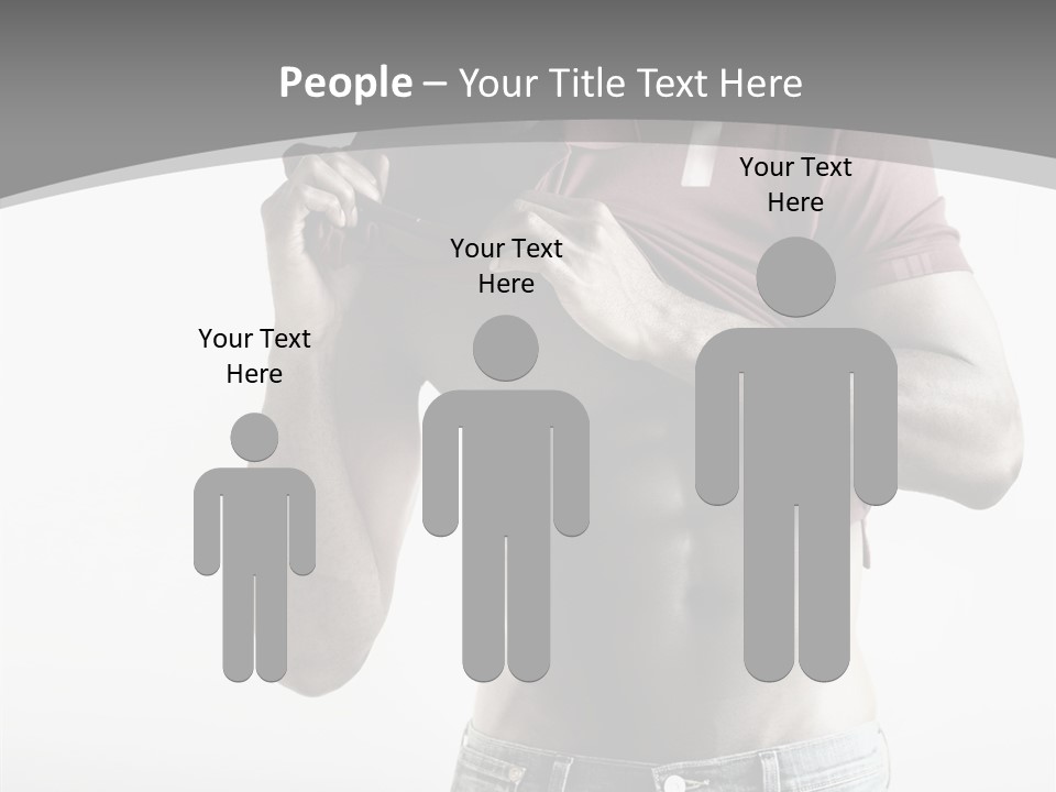 Sexy Male Man PowerPoint Template