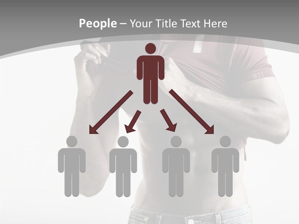 Sexy Male Man PowerPoint Template