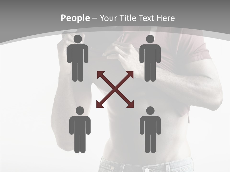 Sexy Male Man PowerPoint Template
