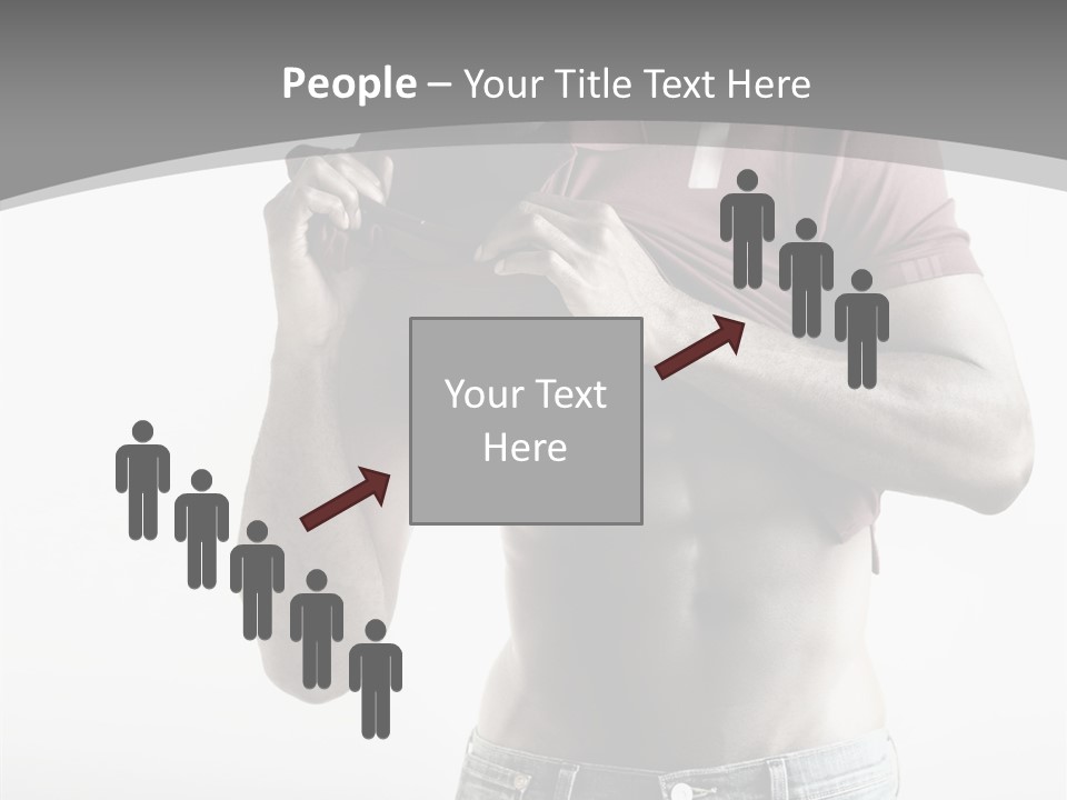 Sexy Male Man PowerPoint Template