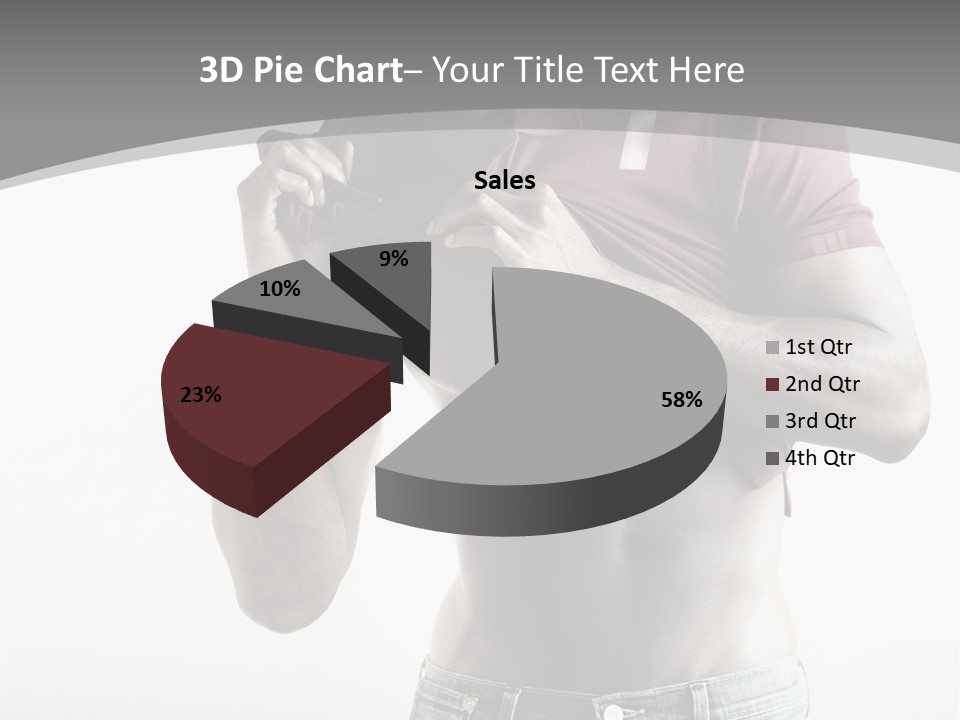 Sexy Male Man PowerPoint Template