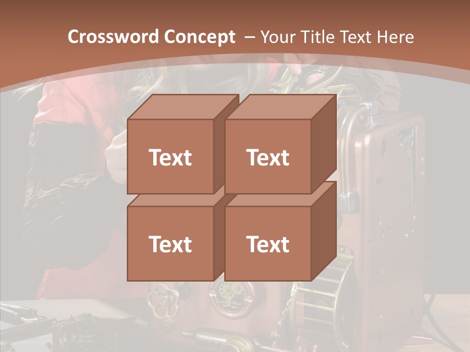 Indoors Adolescence Length PowerPoint Template