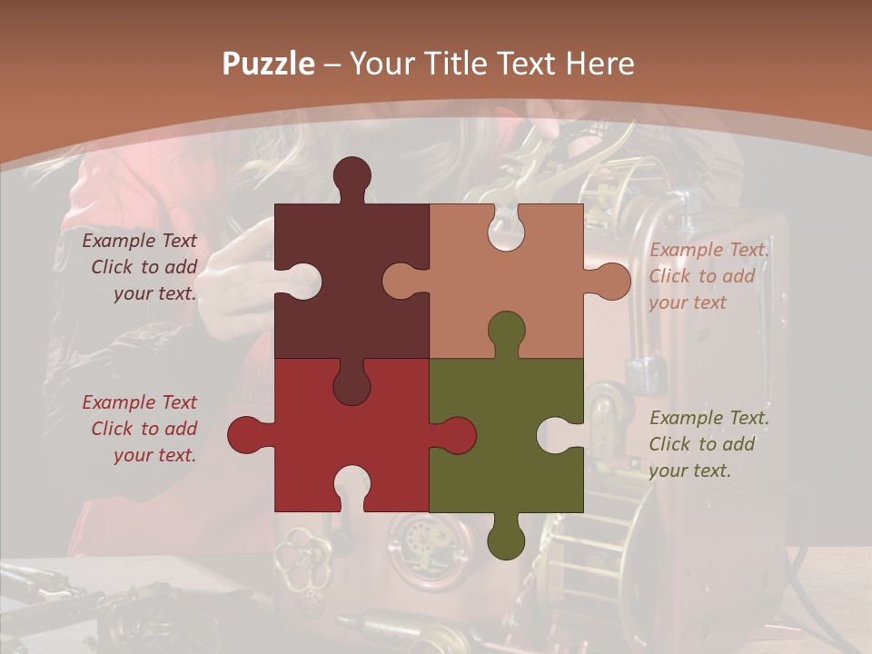 Indoors Adolescence Length PowerPoint Template