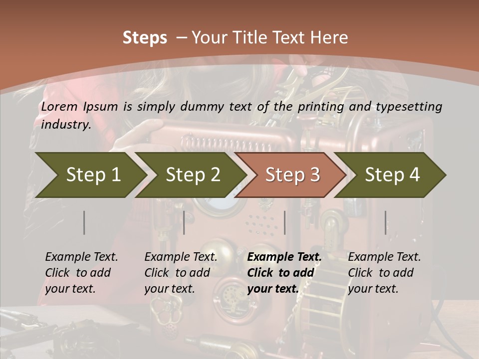 Indoors Adolescence Length PowerPoint Template