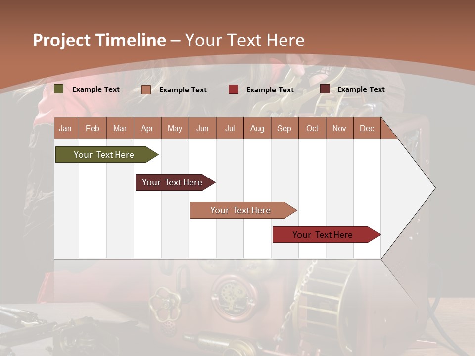 Indoors Adolescence Length PowerPoint Template