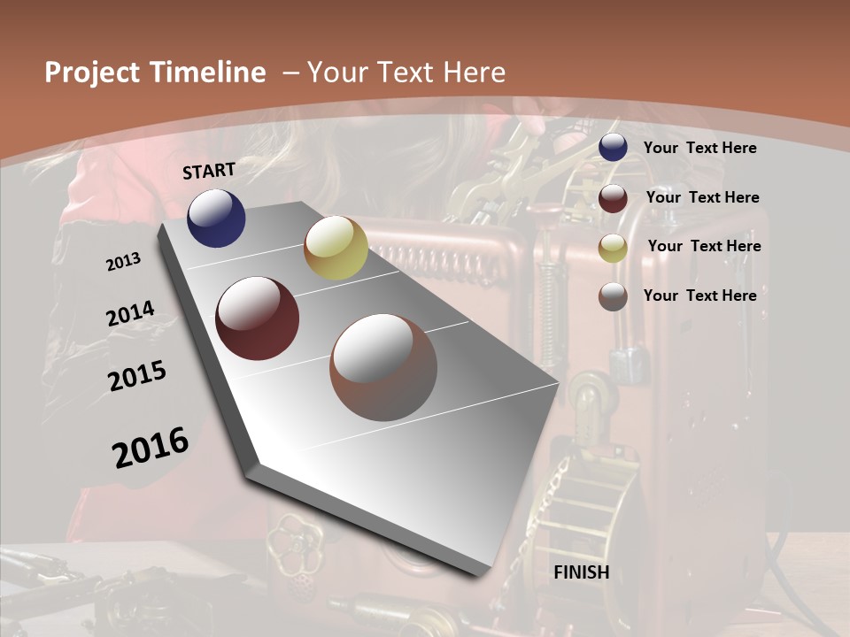 Indoors Adolescence Length PowerPoint Template