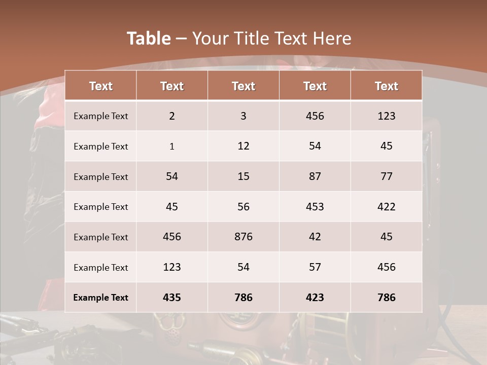 Indoors Adolescence Length PowerPoint Template