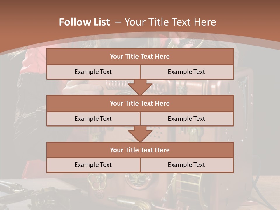 Indoors Adolescence Length PowerPoint Template