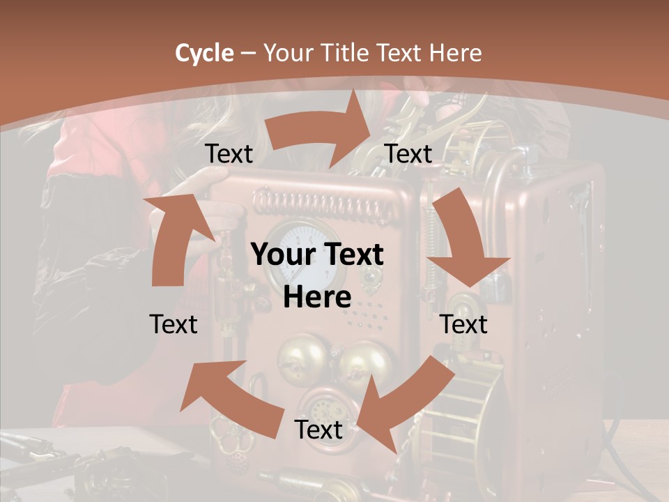 Indoors Adolescence Length PowerPoint Template