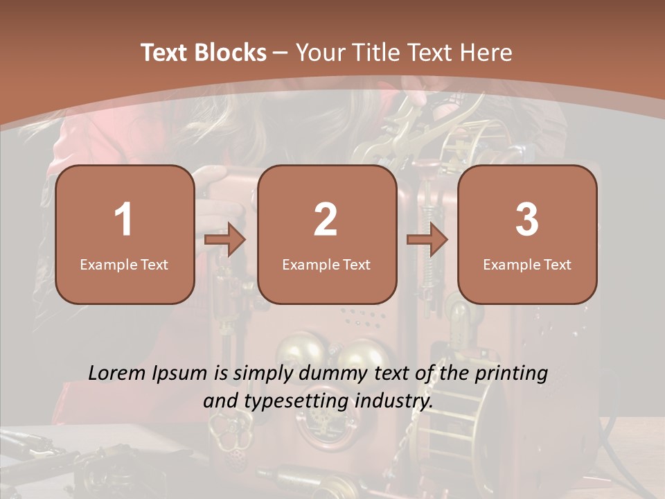 Indoors Adolescence Length PowerPoint Template