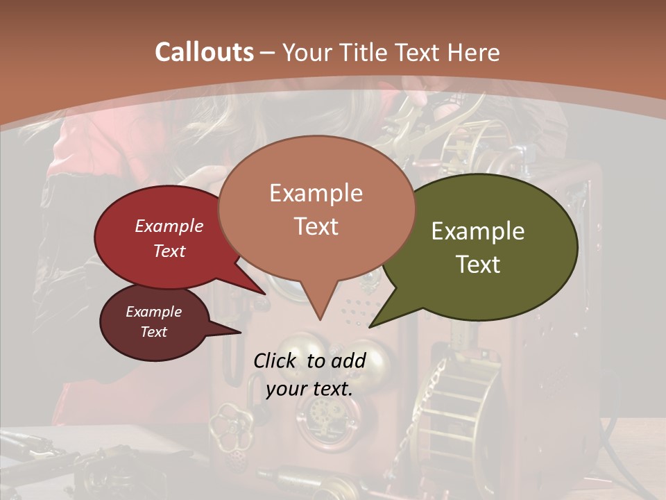 Indoors Adolescence Length PowerPoint Template