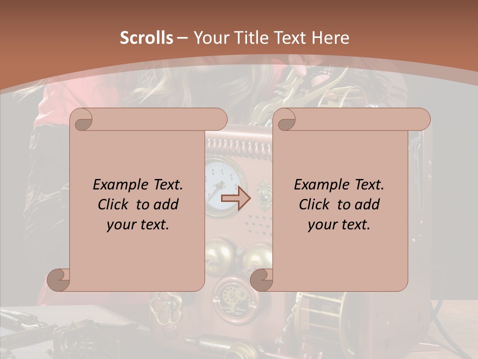 Indoors Adolescence Length PowerPoint Template
