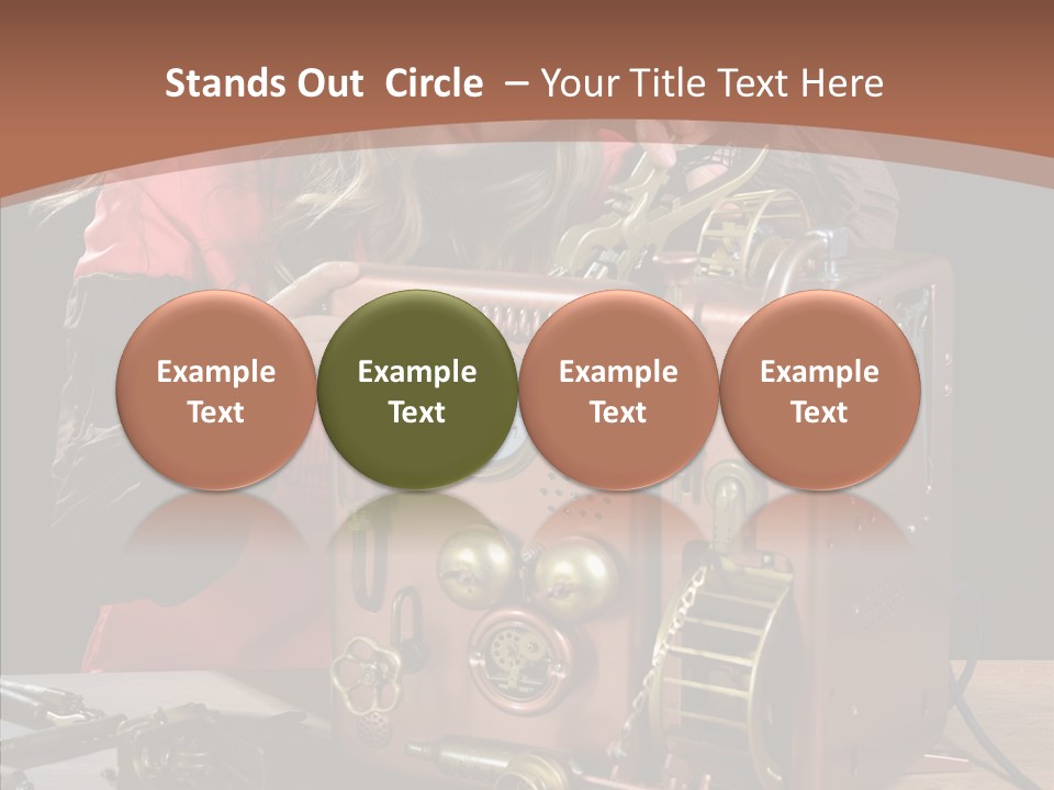 Indoors Adolescence Length PowerPoint Template