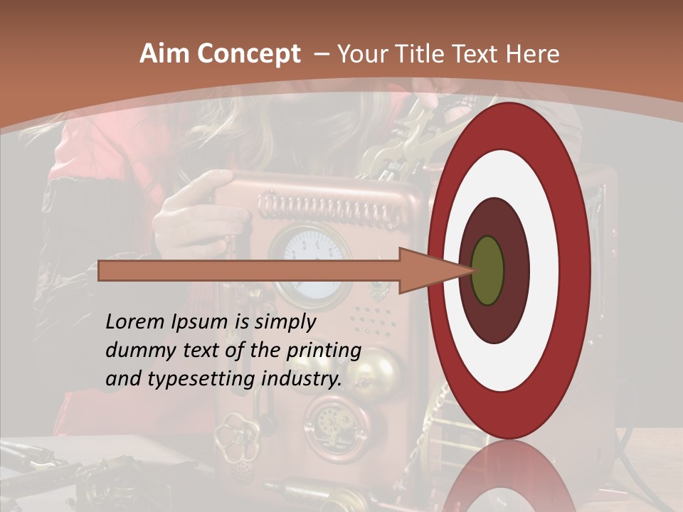 Indoors Adolescence Length PowerPoint Template