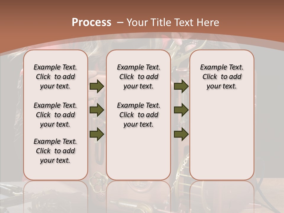 Indoors Adolescence Length PowerPoint Template