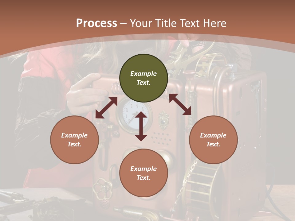 Indoors Adolescence Length PowerPoint Template