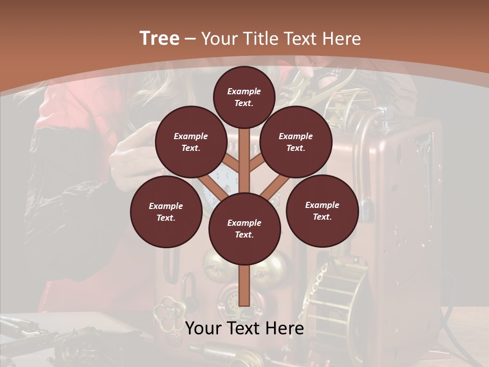 Indoors Adolescence Length PowerPoint Template