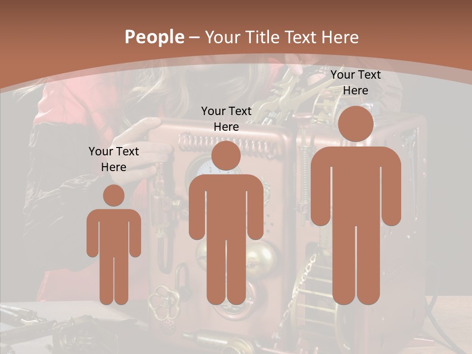 Indoors Adolescence Length PowerPoint Template