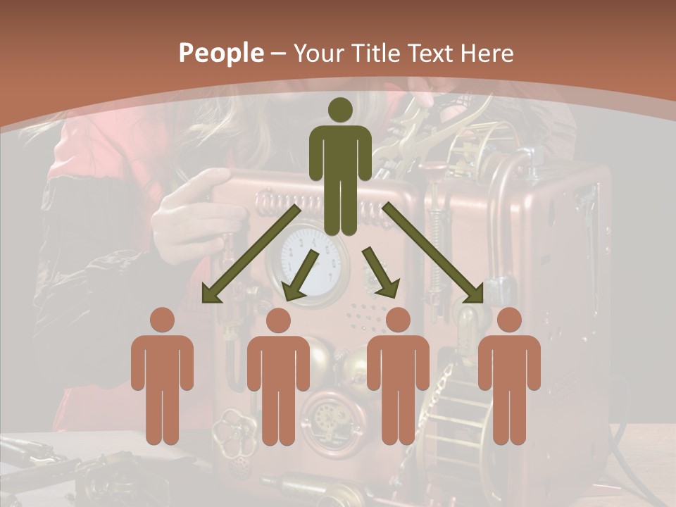 Indoors Adolescence Length PowerPoint Template