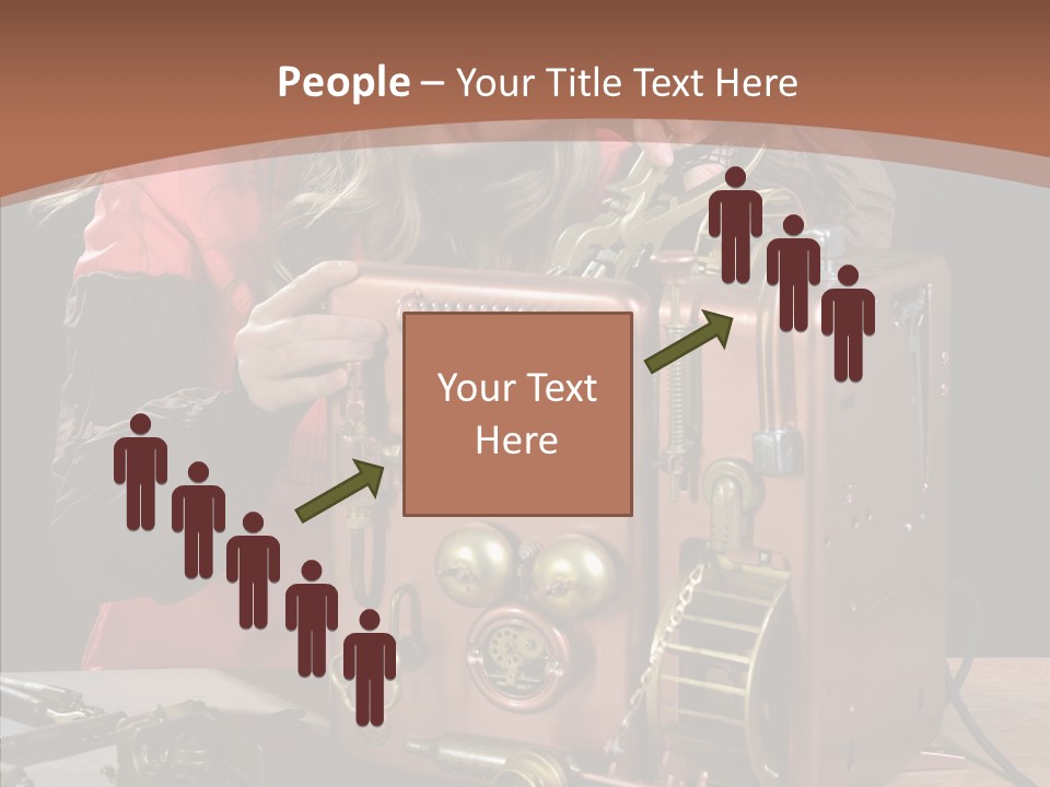 Indoors Adolescence Length PowerPoint Template