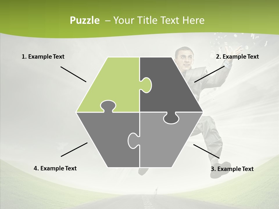 Country Businessman Forward PowerPoint Template