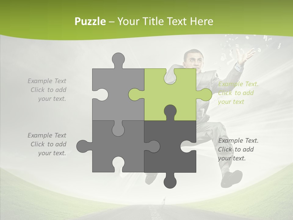 Country Businessman Forward PowerPoint Template